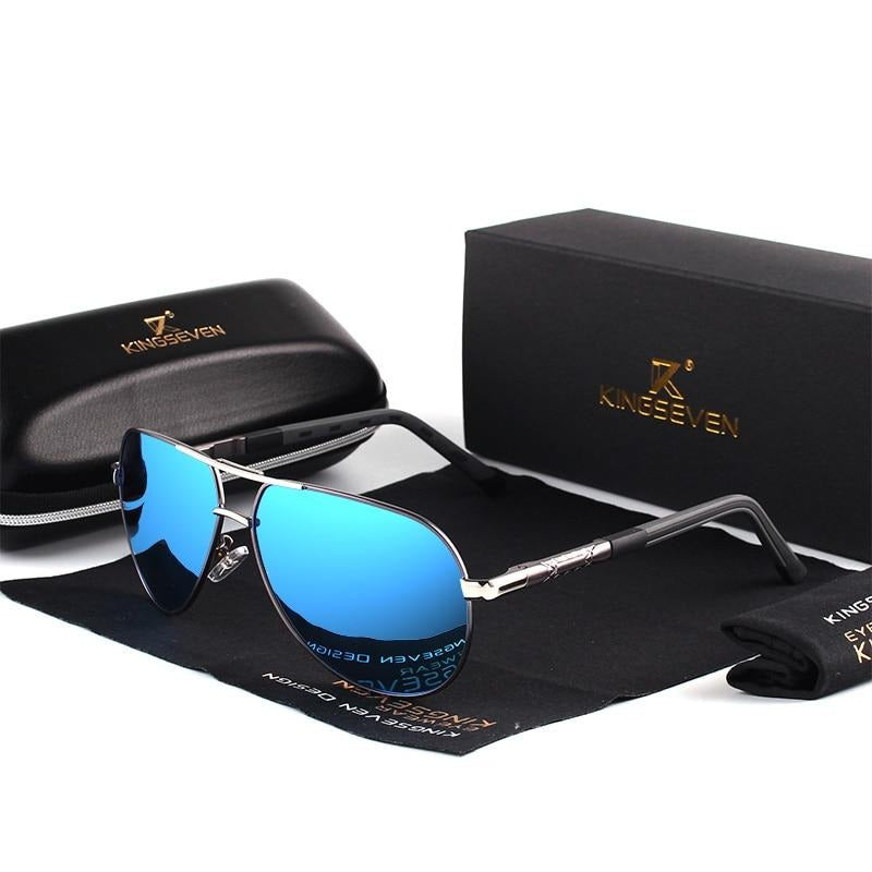 Vintage Polarised Aluminium Sunglasses