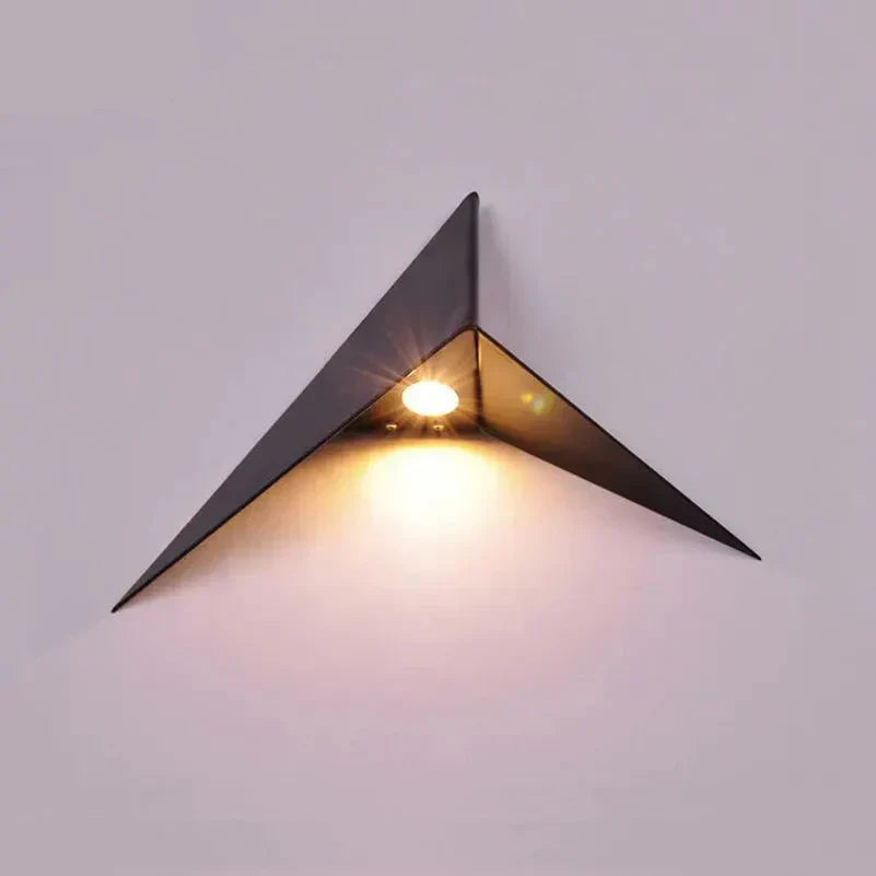 NoctiLux Geometric LED Wall Light | Contemporary Bedside Lighting for Modern Homes