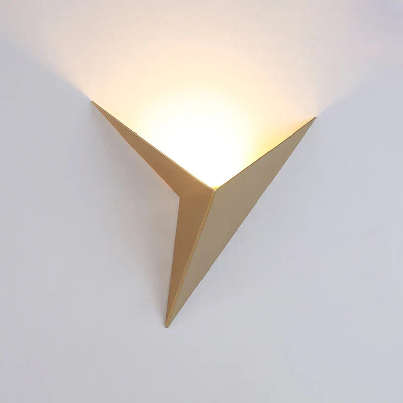 NoctiLux Geometric LED Wall Light | Contemporary Bedside Lighting for Modern Homes
