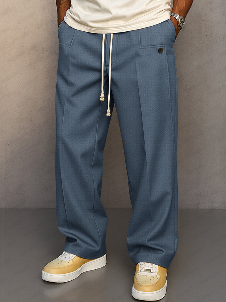Men's Relaxed-Fit Trousers for Maximum Freedom of Movement