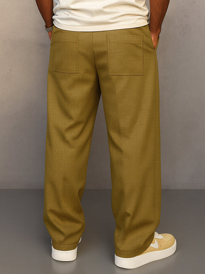 Men's Relaxed-Fit Trousers for Maximum Freedom of Movement