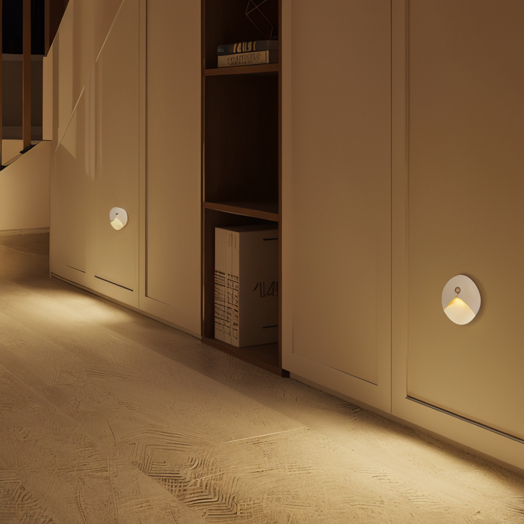 LuminiPath - IP65 Waterproof Wall Light - Indoor and Outdoor Wall Light - LED Wall Light with Motion Sensor