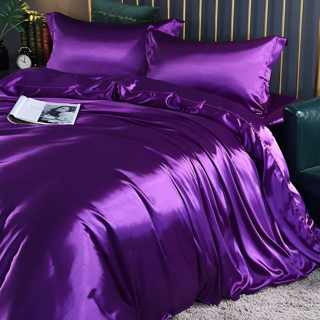 SERENISOFT - High-Quality Mulberry Silk Bedding Set