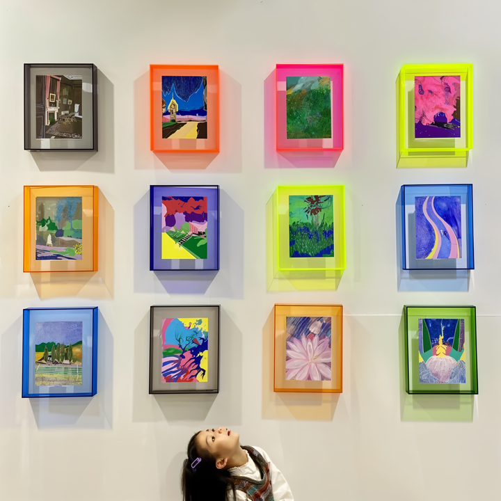 VividAcryl – 80s-Style Neon Acrylic Photo Frames