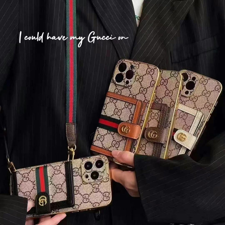 Luxury iPhone Case with Shoulder Bag