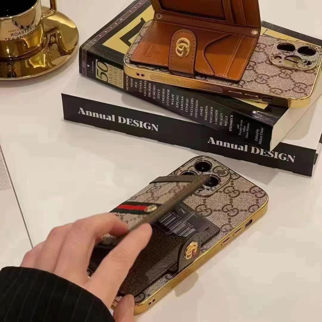 Luxury iPhone Case with Shoulder Bag