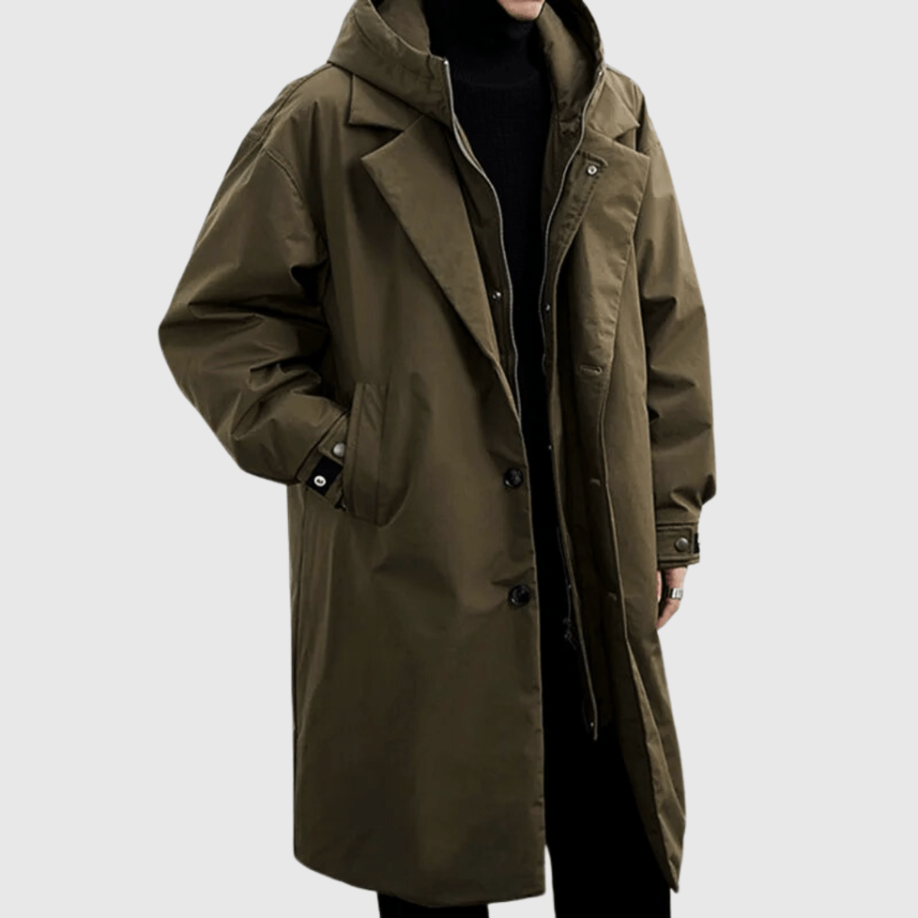 Water-resistant Men’s Raincoat for All Weather
