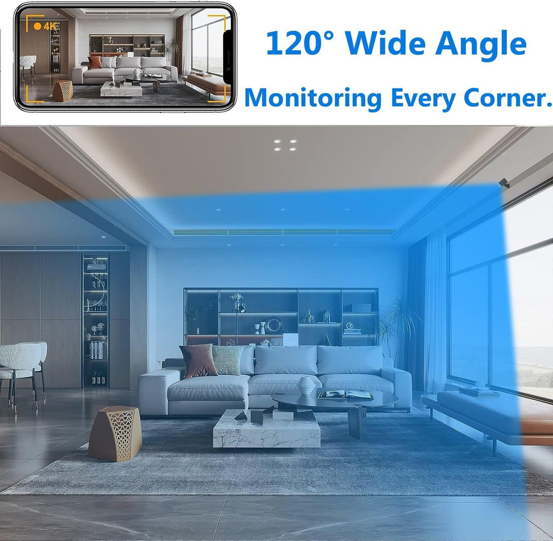 Indoor Camera | Night Vision and Motion Detection | WLAN Access | SecureView