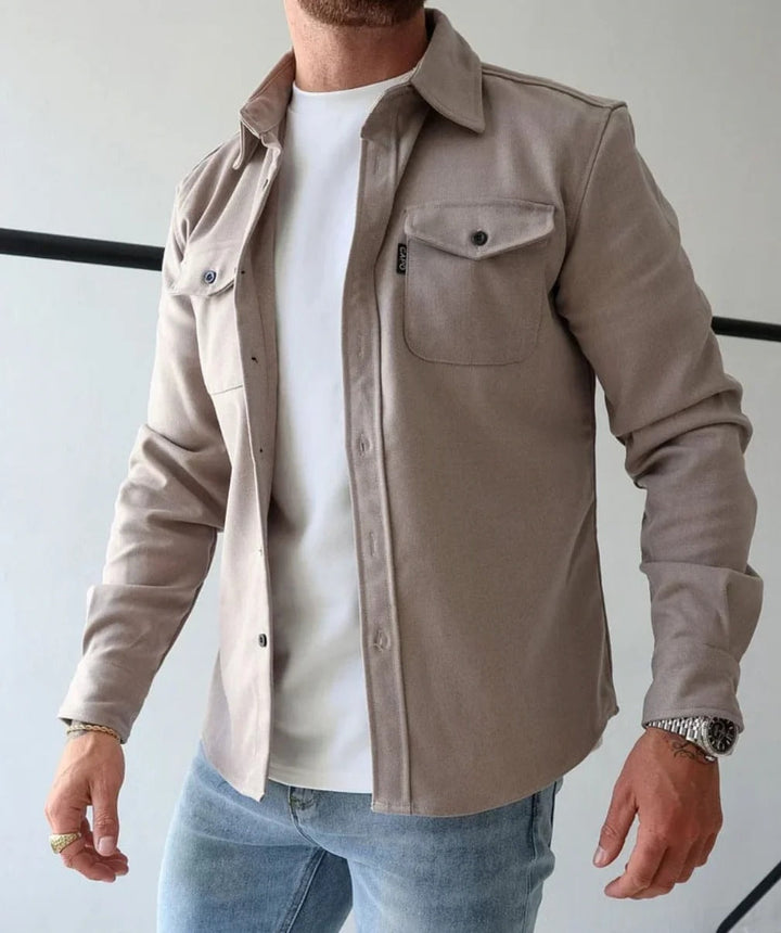 Experience Refined Style with the Shirt Jacket for Men