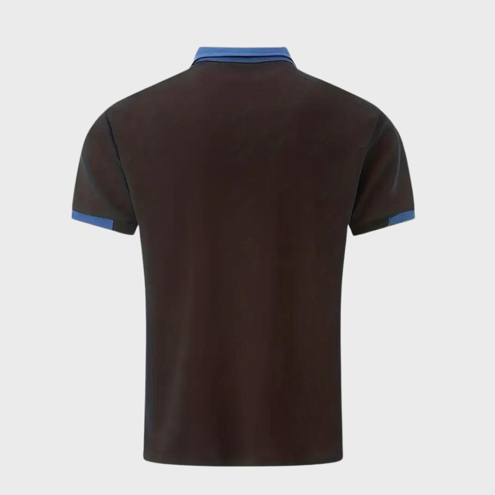 Men's Classic Polo Shirt in Breathable Polyester - Timeless Style and Comfort