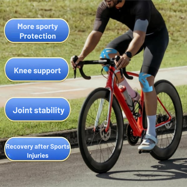 Knee Support | Pre-Cut Kinesiology Tape | Breathable Knee Support | Flexify