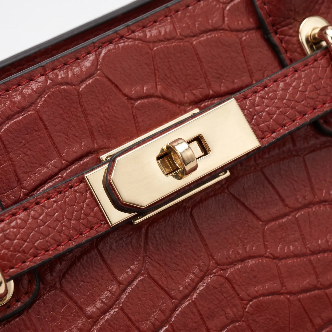KrovanoStructured Top Handle Handbag