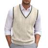 Men’s Modern Cable Sweater Vest
