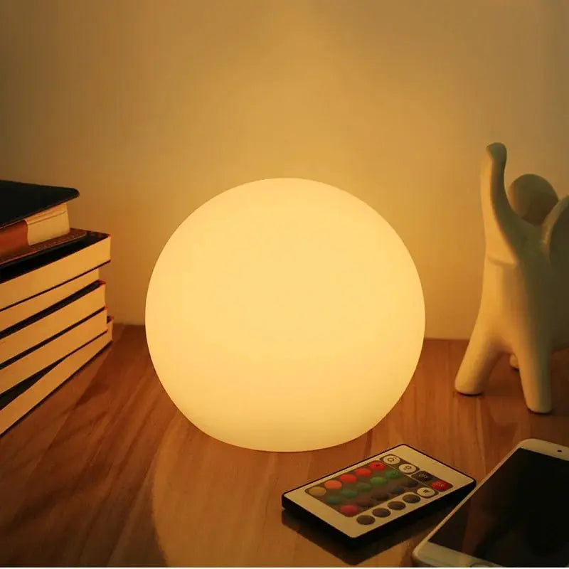 Rechargeable LED Globe Lamp with 16 Colours and Remote Control