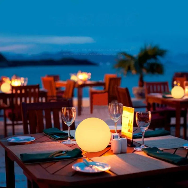 Rechargeable LED Globe Lamp with 16 Colours and Remote Control