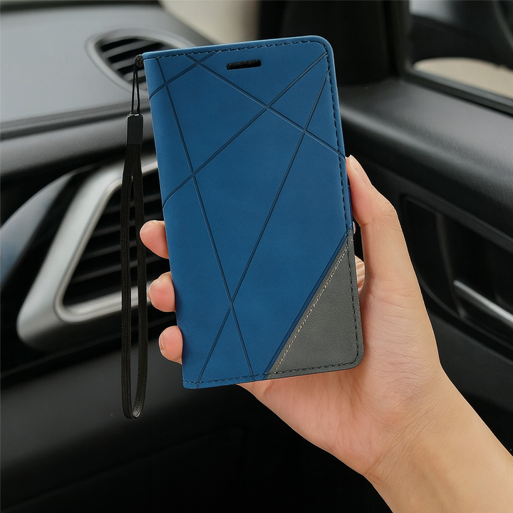 Foldable Leather Case for Smartphones