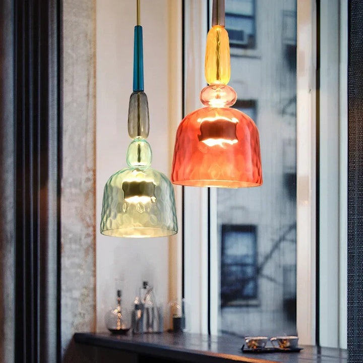 Adjustable Coloured Pendant Light