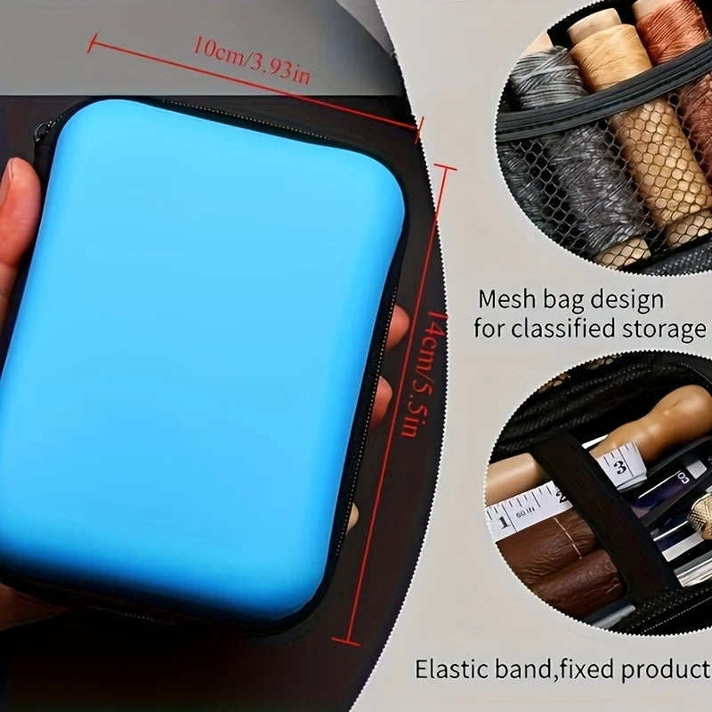 Leather Sewing Kit with Waxed Thread and Precision Needles