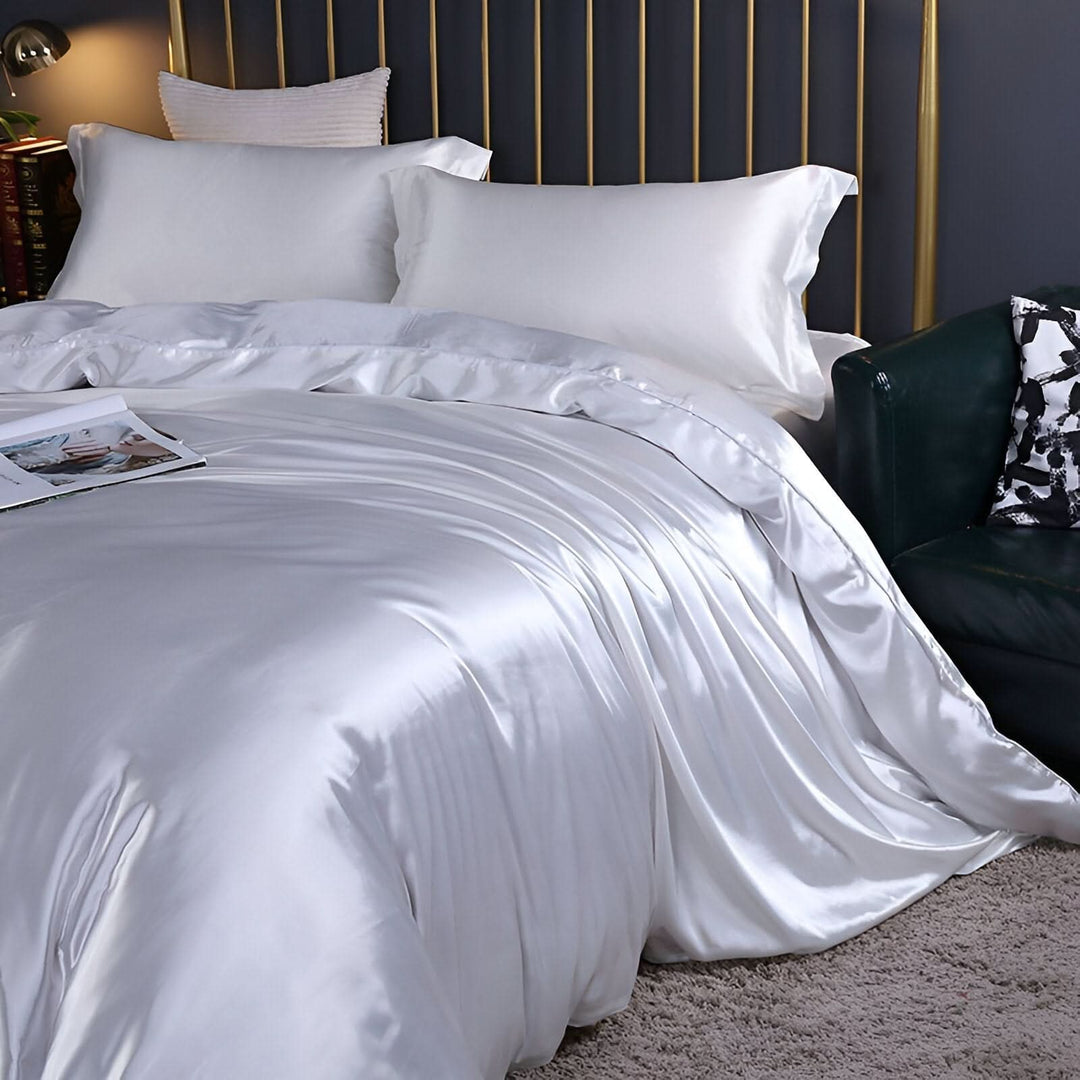 SERENISOFT - High-Quality Mulberry Silk Bedding Set