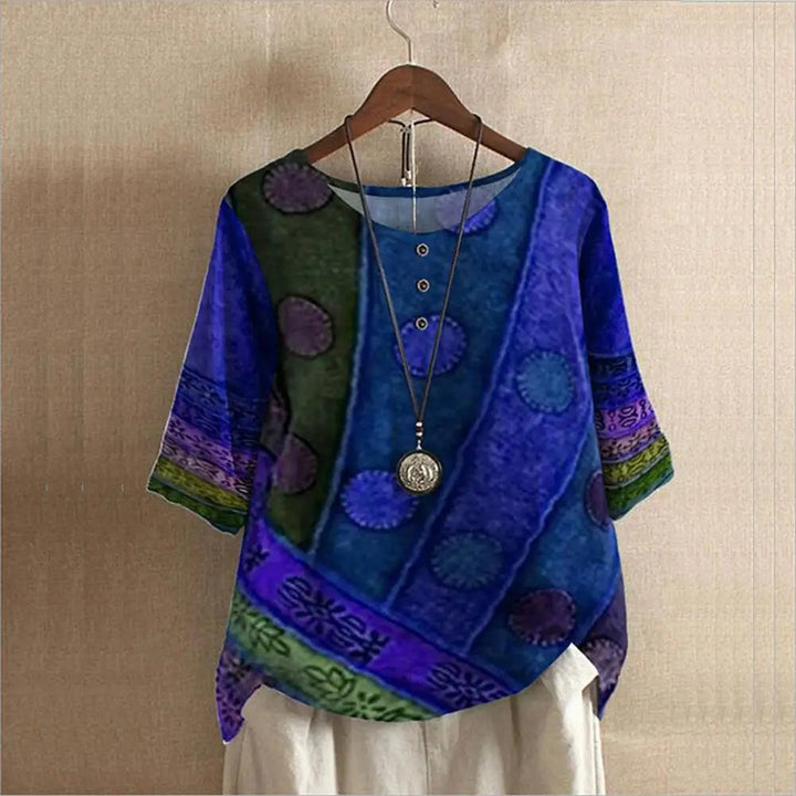 Elegant Round-Neck Top