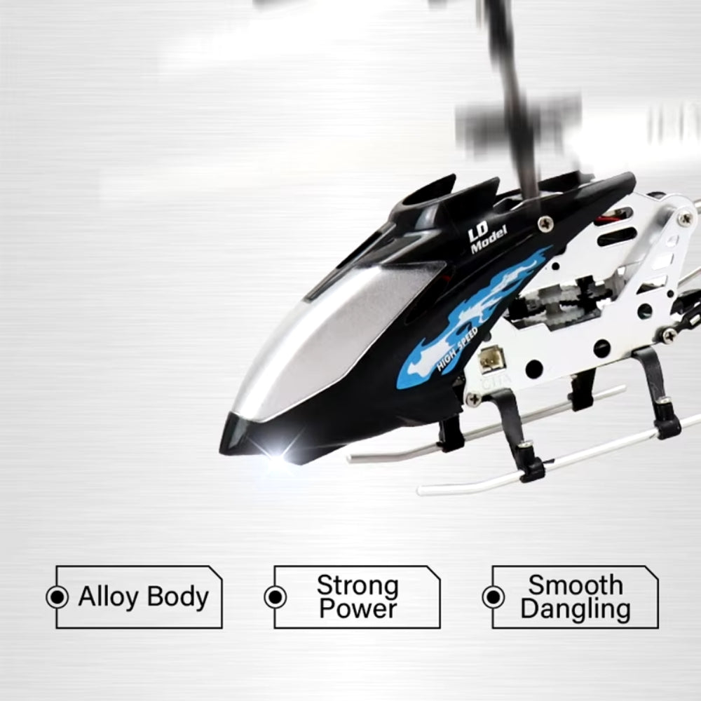Hercules Unzerstörbarer RC-Hubschrauber 3.5CH Mini-RC-Hubschrauber mit Karmesinrotem Gyroskop