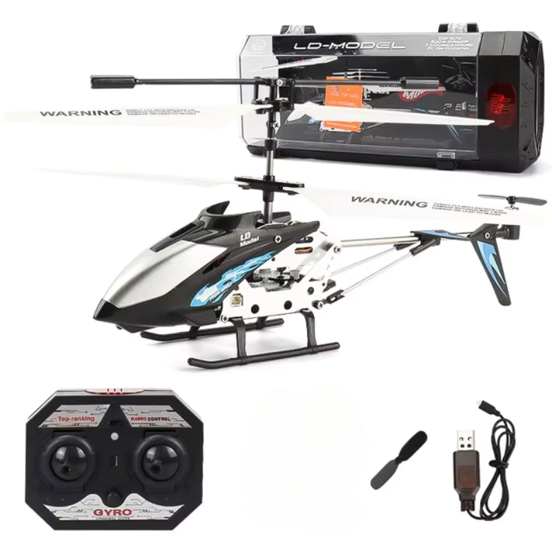 Hercules Unzerstörbarer RC-Hubschrauber 3.5CH Mini-RC-Hubschrauber mit Karmesinrotem Gyroskop