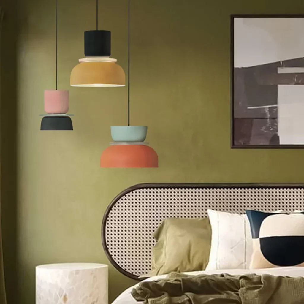 Lucie Nordic Colour Block Pendant Light