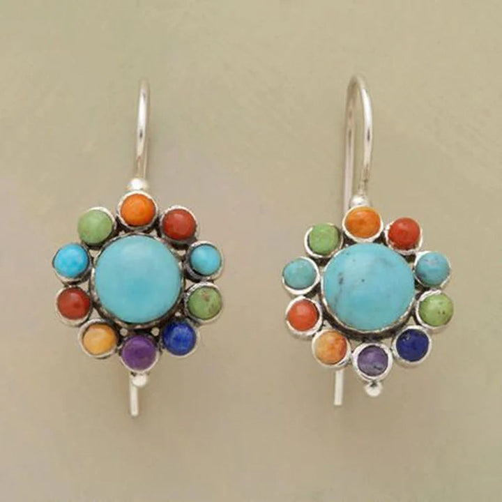 Retro colour earrings