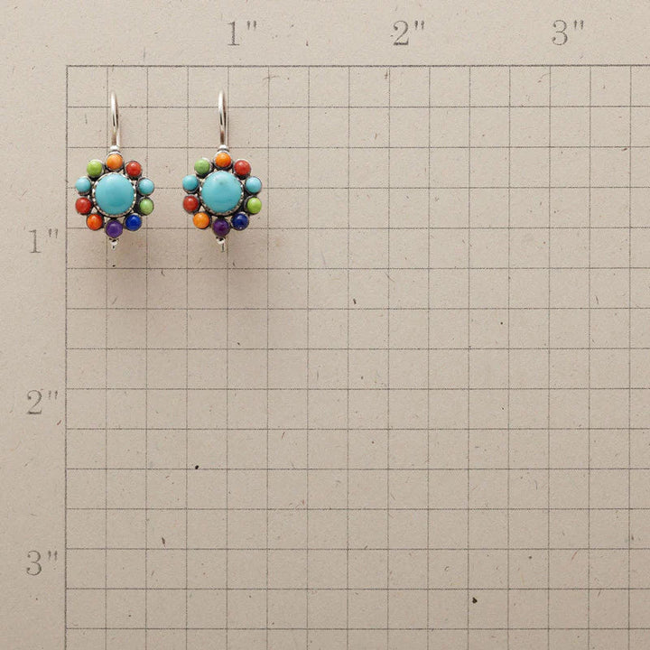 Retro colour earrings