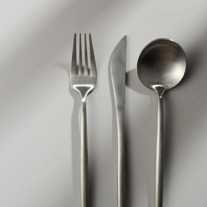 Luxe Stainless Steel Cutlery Set – Gold Design | 24 Pieces / 48 Pieces