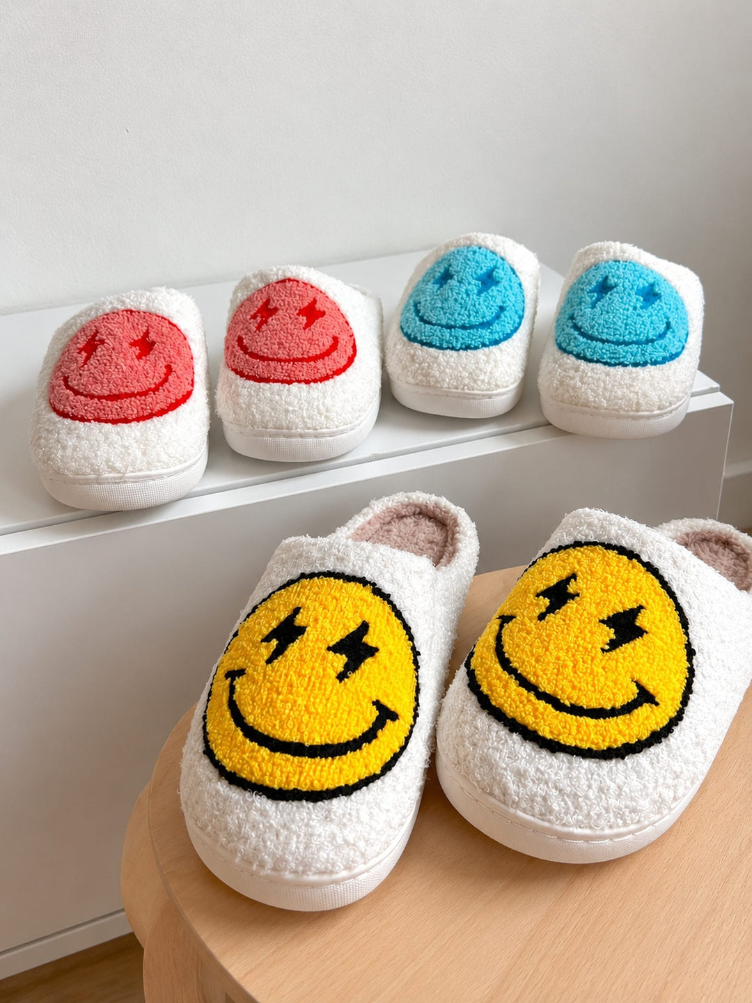 Women's Smiley Platform Slippers