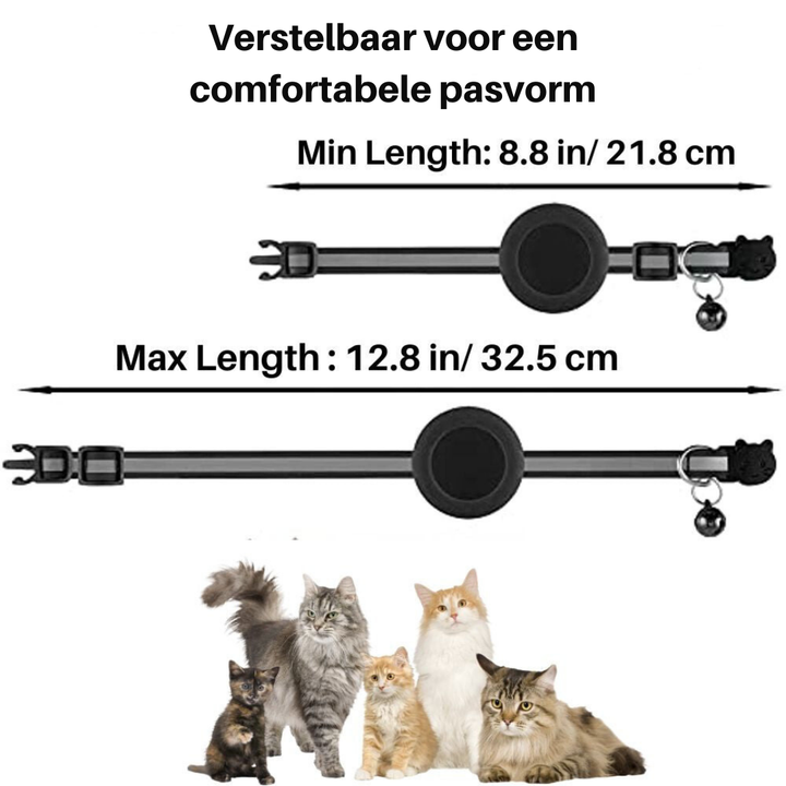 Cat Collar with Safety Buckle - Milo