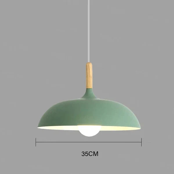 Nordic Oak Ceiling Lamp