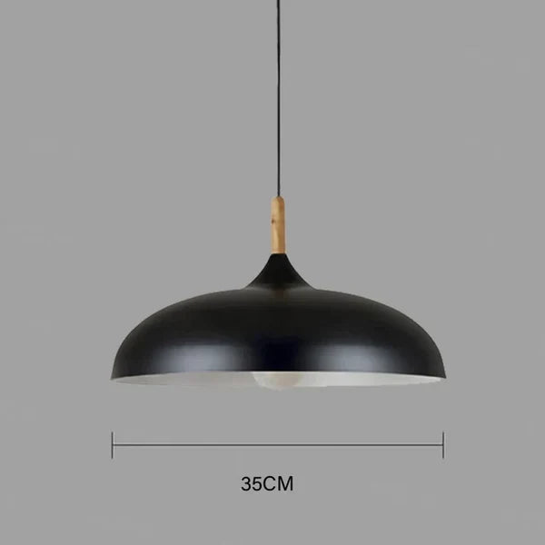 Nordic Oak Ceiling Lamp