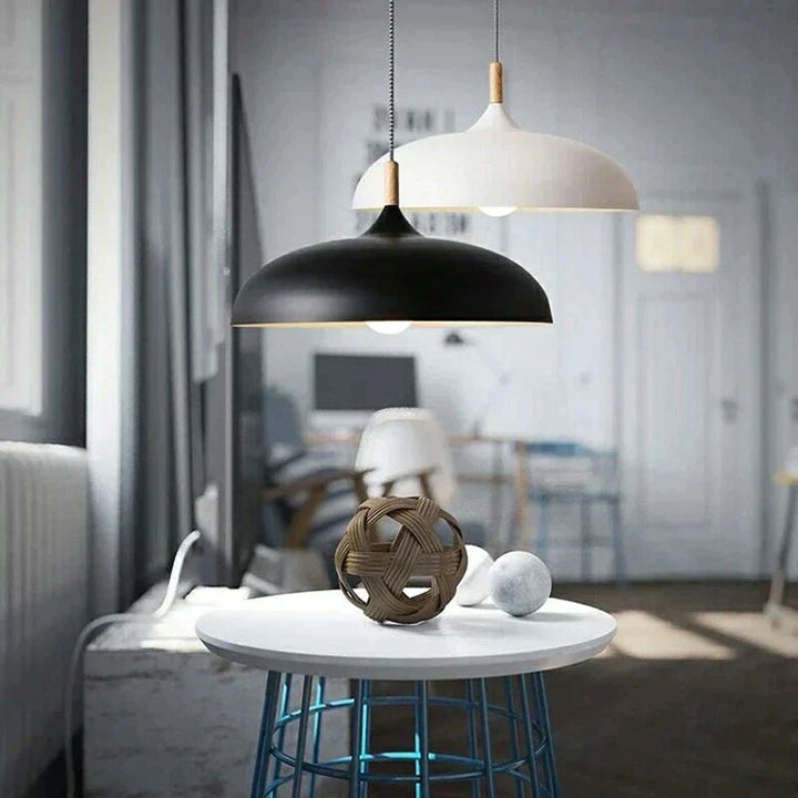 Nordic Oak Ceiling Lamp