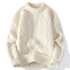 Men’s Textured Crew Neck Jumpe