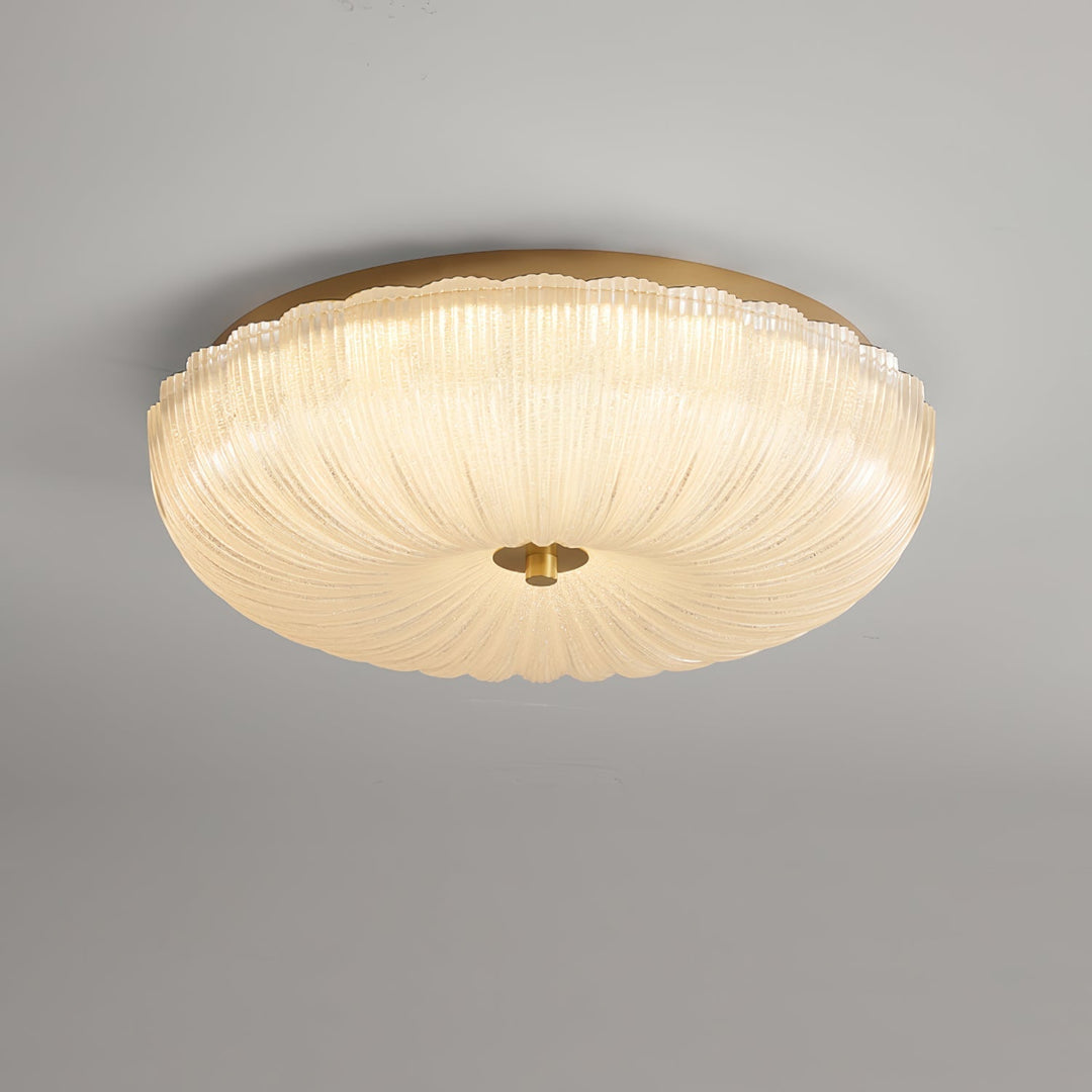 Halo Wavy Glass Ceiling Light