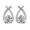 Elegant White Gold Earrings with Subtle Shine