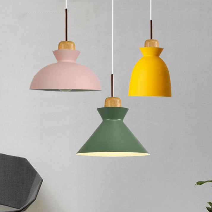 AuroraLite Nordic Chandelier | Metal Design | 1-Light | Modern Colour Options