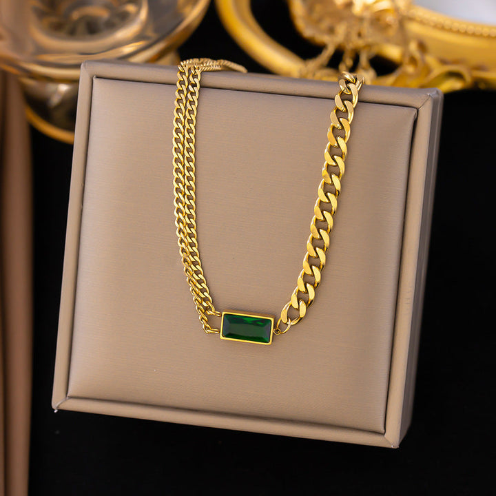 Soft Gold Necklace with a Refined Heart