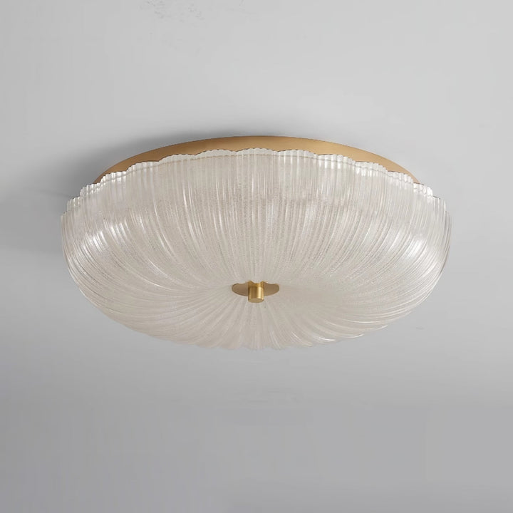 Halo Wavy Glass Ceiling Light