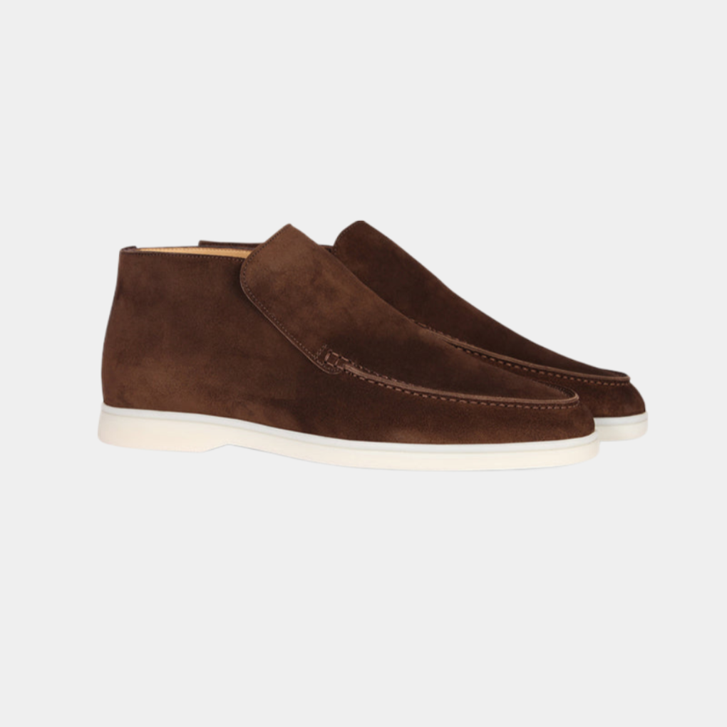 Stylish Men's Kalfssuede Loafers