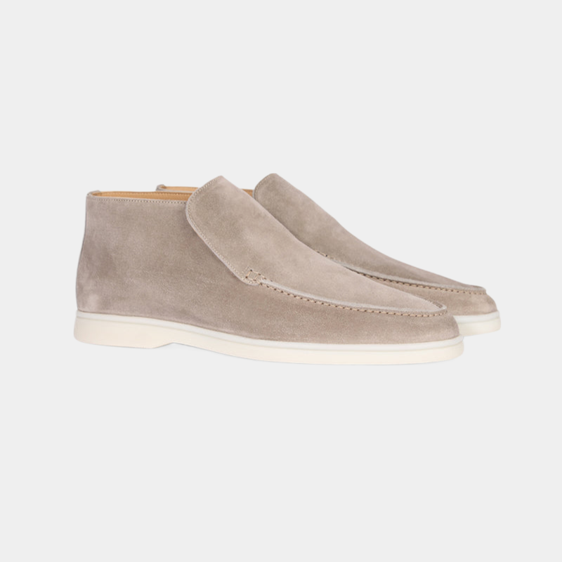 Stylish Men's Kalfssuede Loafers