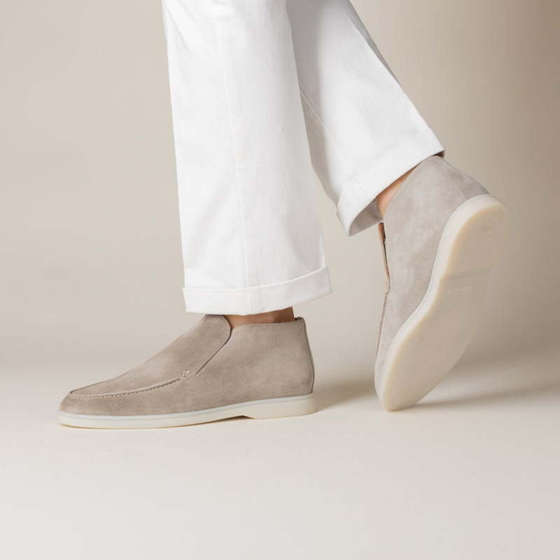Stylish Men's Kalfssuede Loafers