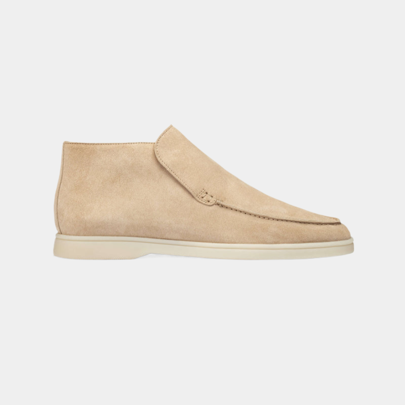 Stylish Men's Kalfssuede Loafers