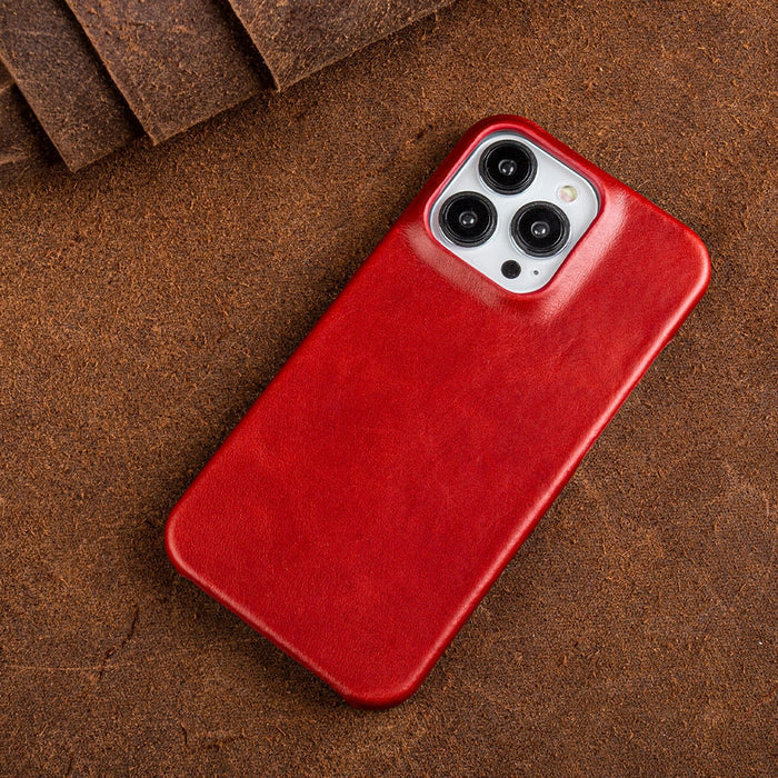 Leather iPhone Case with Shock Protection
