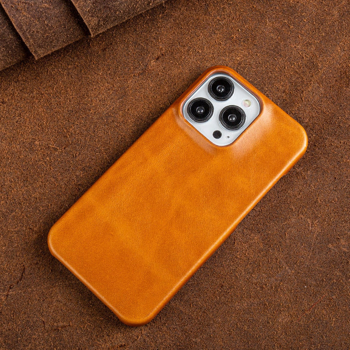 Leather iPhone Case with Shock Protection
