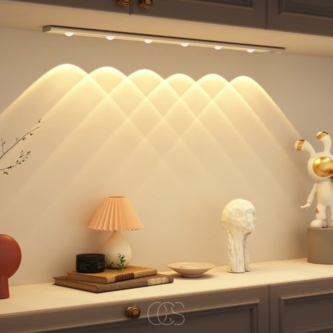 Cordless LED Cabinet Light with Motion Sensor - Magnetic and Self-Adhesive