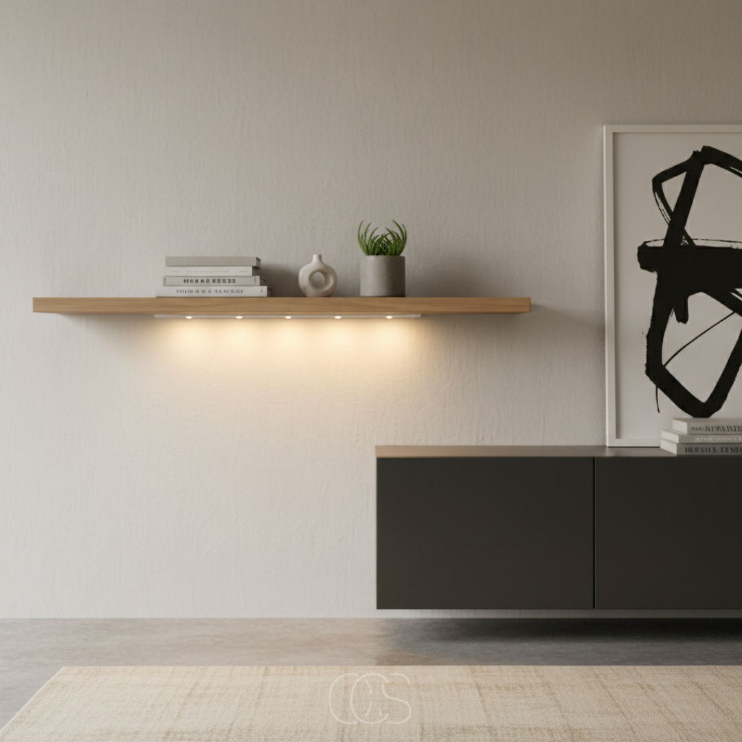 Cordless LED Cabinet Light with Motion Sensor - Magnetic and Self-Adhesive