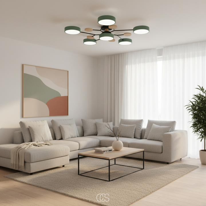 Macaron Metal LED Ceiling Lamp